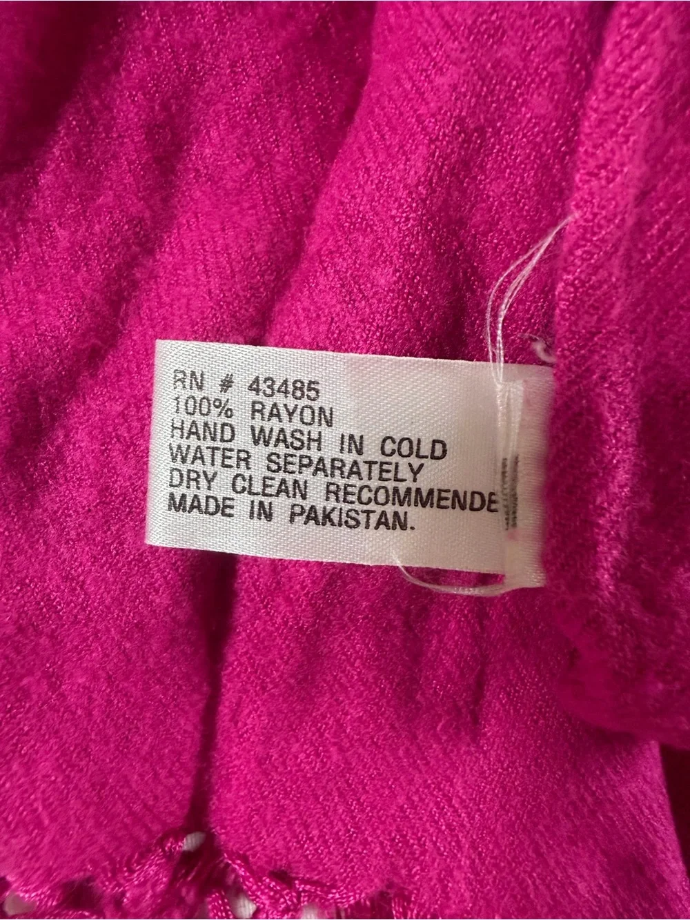 Fuchsia Wrap Scarf